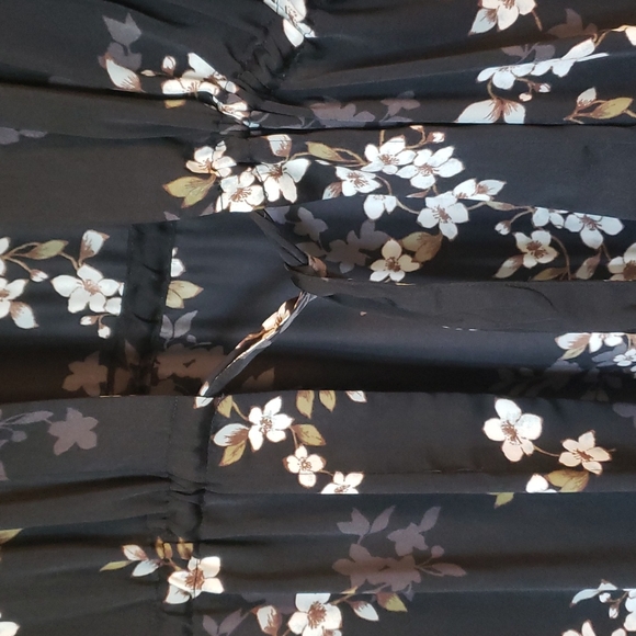 Rosemunde black print open "cardigan". - Picture 5 of 6